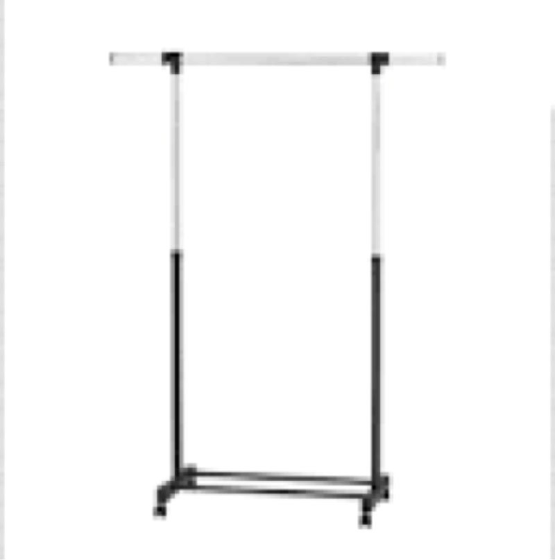 Adjustable Single Rod Garment Rack Black - Room Essentials™ 