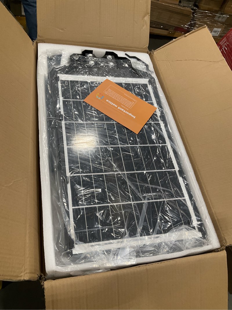 Condition photo showing Good Condition for 14000w solar street lights outdoor waterproof, solar powered led flood light outside, wide angle security parking lot light dusk to dawn, motion sensor, pole or wall mounted, remote control extra large light 1 pack