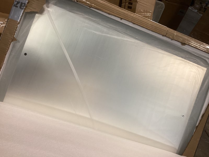 Condition photo showing Good Condition for ISKM LED Mirror for Bathroom 40x32 Inch, Framed Anti-Fog Adjustable Lighted Wall Vanity Mirror with Lights, Tempered Glass Shatterproof, Memory Function