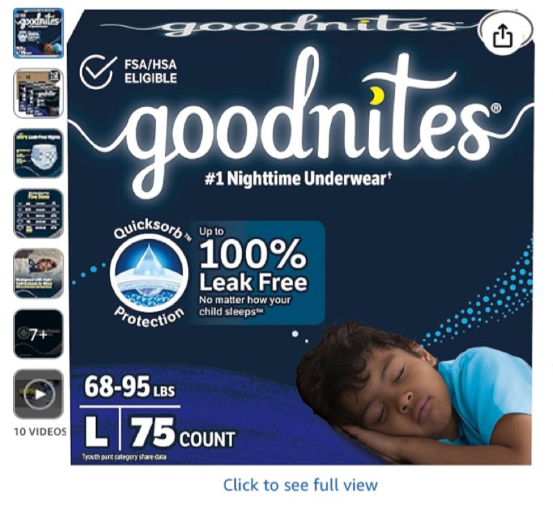 Goodnites Boys' Nighttime Bedwetting Underwear, Size Extra Large (95-120 lbs), 48 Ct (2 Packs of 17), Packaging May Vary