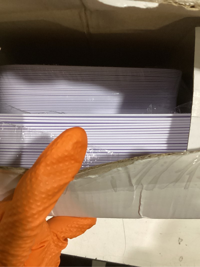Condition photo showing Good Condition for pulote 60pcs white square plastic plates disposable - heavy duty party plates include 30 dinner plates,30 dessert plates for parties&weddings white 60 pcs