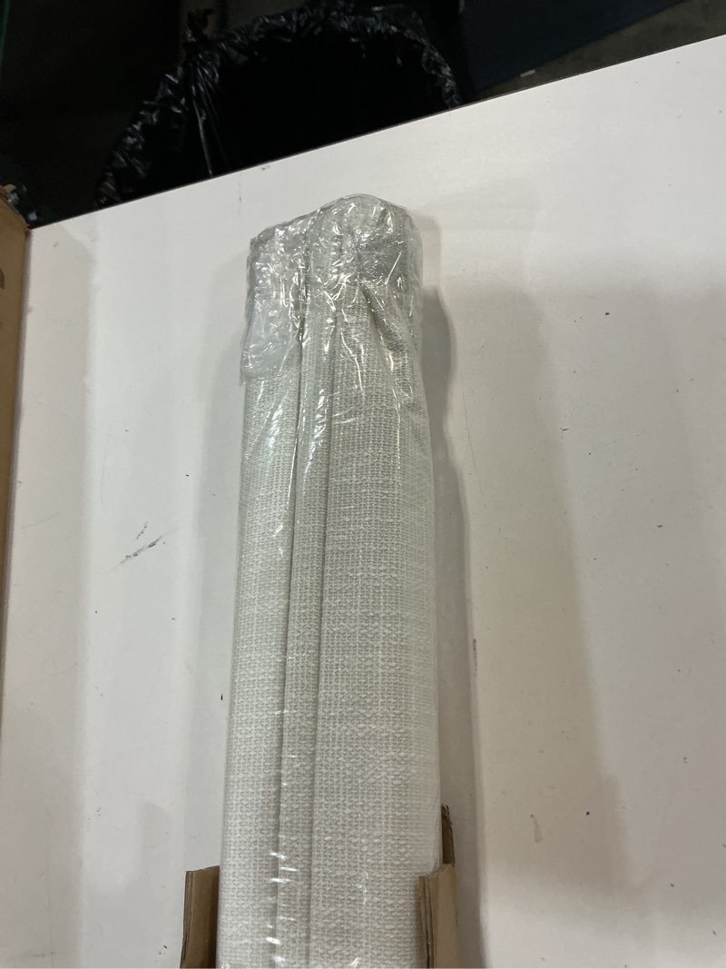 Condition photo showing Good Condition for ECLIPSE Drew Noise Reducing Blackout Cordless Lined Window Roman Shade for Living Room, 35 in x 64 in, Ivory