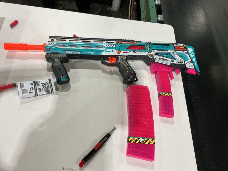 Condition photo showing As Is for SHOT XSHOT Skins Pro Series 1 Long Blaster by ZURU with 40 Darts, Air Pocket Technology Darts and Dart Storage, Outdoor Toy for Boys and Girls, Teens and Adults