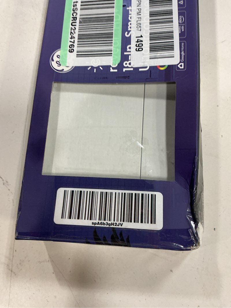 Condition photo showing New/Like New for ge cync reveal hd+ smart undercabinet light fixture, color changing undercab light, smart wi-fi kitchen light, works with alexa and google home, 18-in bar, 93131251 18 inch light bar
