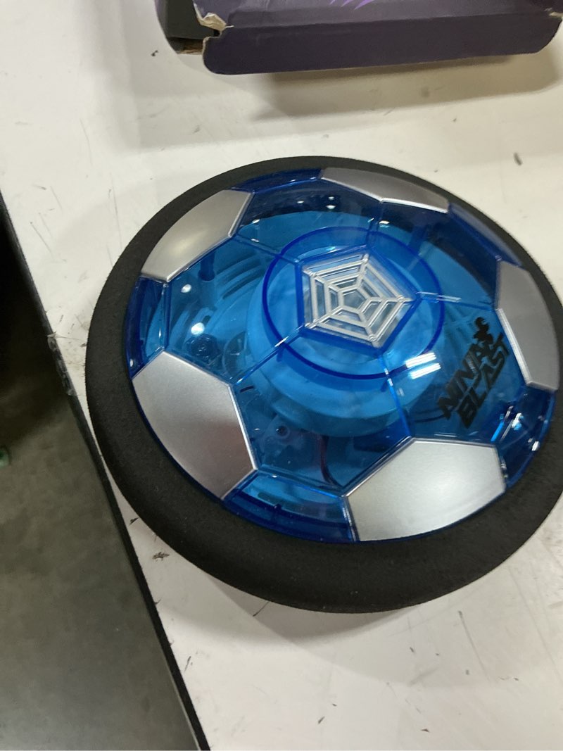 Condition photo showing Good Condition for ninja blast hover soccer light-up ball, birthday gift for boys, indoor toy games, kids gifts for age 5, 6, 7, 8, 9, 10, 11, 12 years old, boy toys for age 3 years and up. single