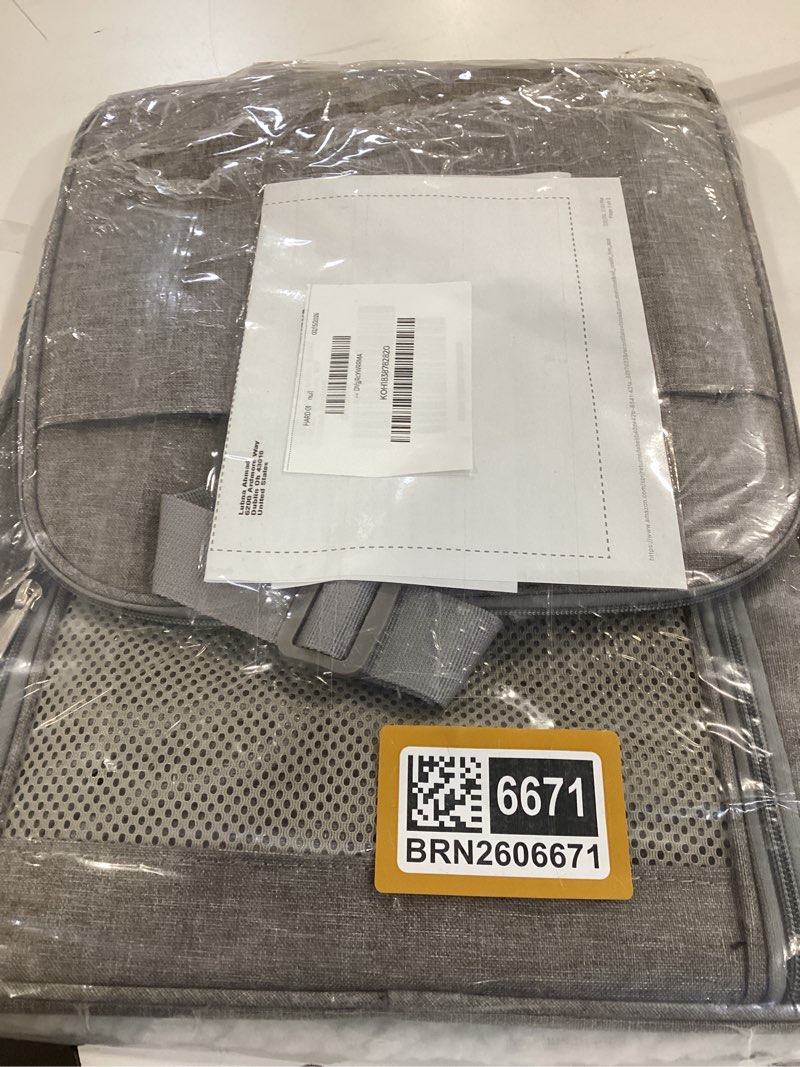 Condition photo showing Good Condition for henkelion large cat carriers dog carrier pet carrier for cats dogs puppies up to 25lbs, big dog carrier soft sided, travel puppy carrier - large - grey 20.0"l x 13.0"w x 13.0"h grey