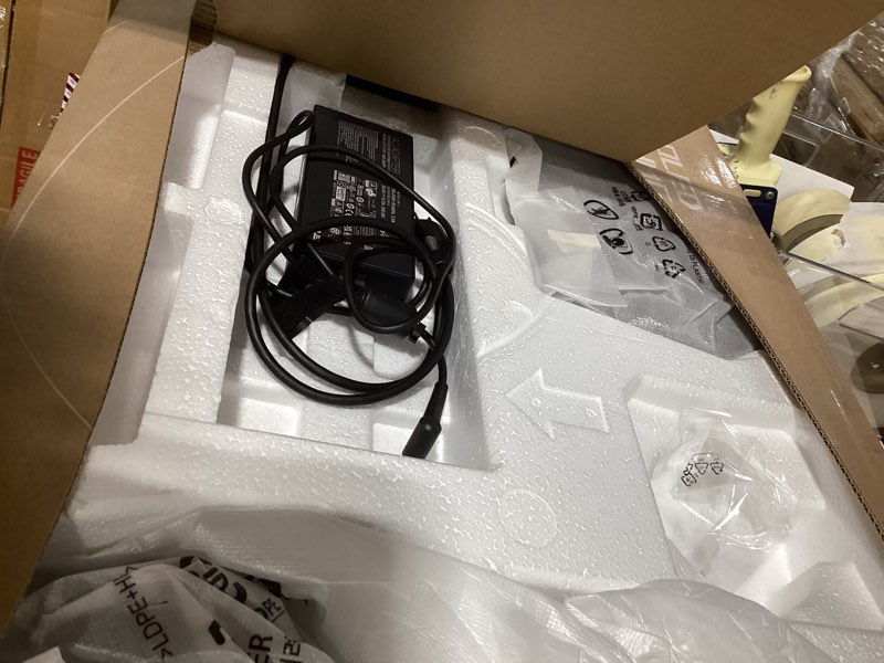 Condition photo showing As Is for asus rog strix 32” 4k oled gaming monitor (xg32ucwmg) - trueblack glossy, dual mode(4k@240hz, fhd@480hz), 0.03ms, g-sync compatible, neo proximity sensor, usb-c, hdmi 2.1, 3 yr warranty