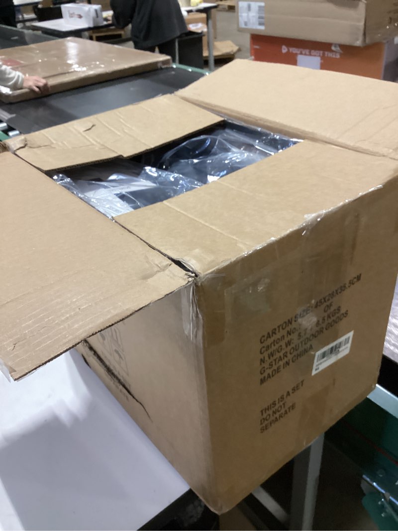 Condition photo showing New/Like New for SPORT BEATS Stadium Seats with Back Support Bleacher Chairs with Back and Cushion Thick Padded Bleacher Seats Includes Shoulder Strap Black 2