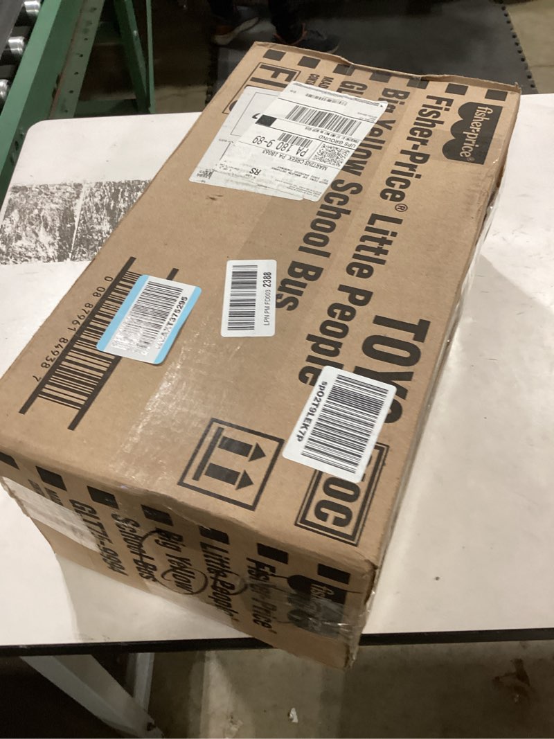 Fisher-Price Little People Toddler Learning Toy, Big Yellow Bus Musical Pull-Along Vehicle for Prete