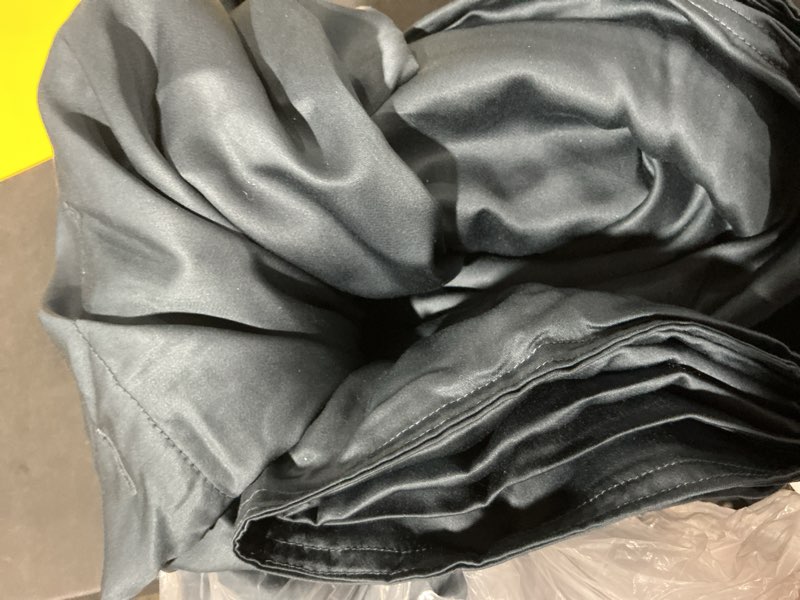 Condition photo showing As Is for bamboo duvet cover , nightfall