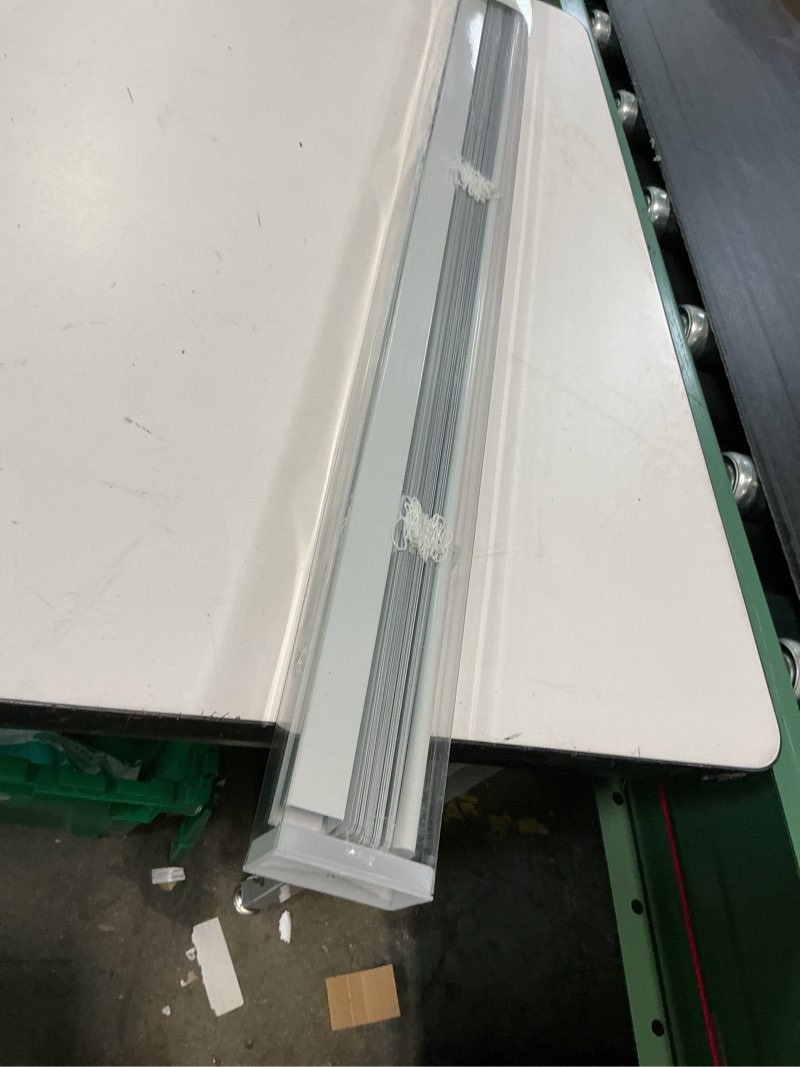 Condition photo showing Good Condition for yiibaii mini blinds suitable for 20" w x 64" h windows 1" aluminum horizontal venetian blinds darkening with rope and pole can mounted inside or outside white 20"w x 64"h