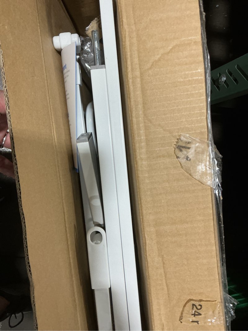 Condition photo showing Good Condition for regalo safety 29-49" easy step extra wide baby gate for doorways & bottom of stairs, pressure mounted safety gate with door for babies, toddlers & pets, white white 29-49"w x 30"h