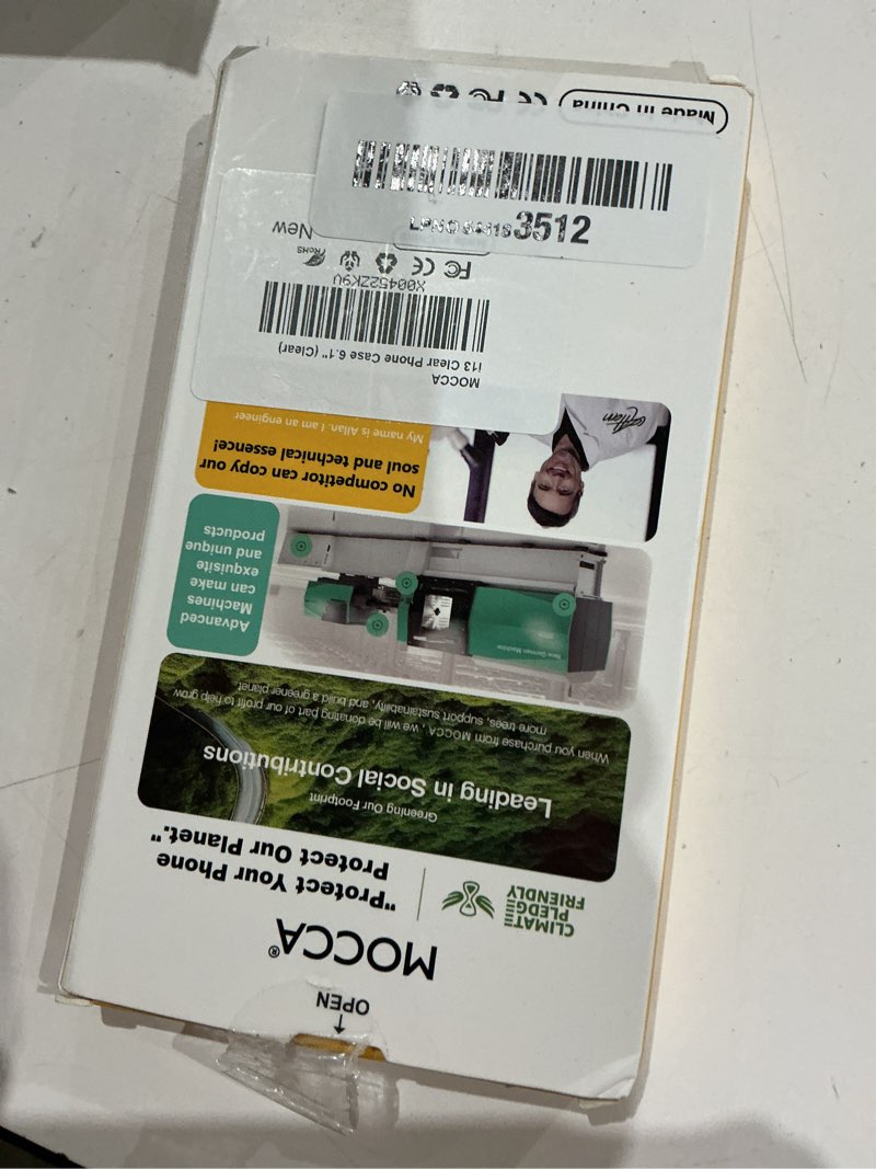 Condition photo showing Good Condition for mocca strong magnetic for iphone 13 case clear, [anti yellowing][compatible with magsafe][screen protector+camera lens protector] slim thin protective case for phone automobile speakerphones,clear a-clear iphone 13 6.1inch