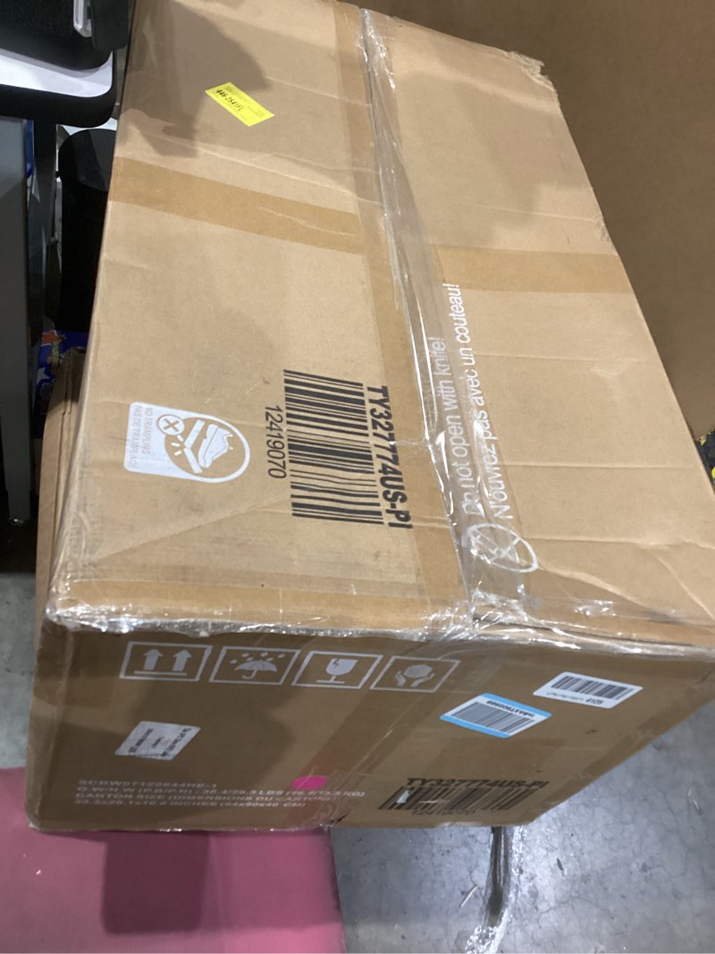 Condition photo showing As Is for White Bounce House for Toddler Indoor Bouncy Castle Toddler Bounce House PVC Waterproof Materials Easy to Clean Outdoor Backyard for Kids Ages 3-6 ?68 x 68 x 58.2 inch? Built to Last & Safety Mini