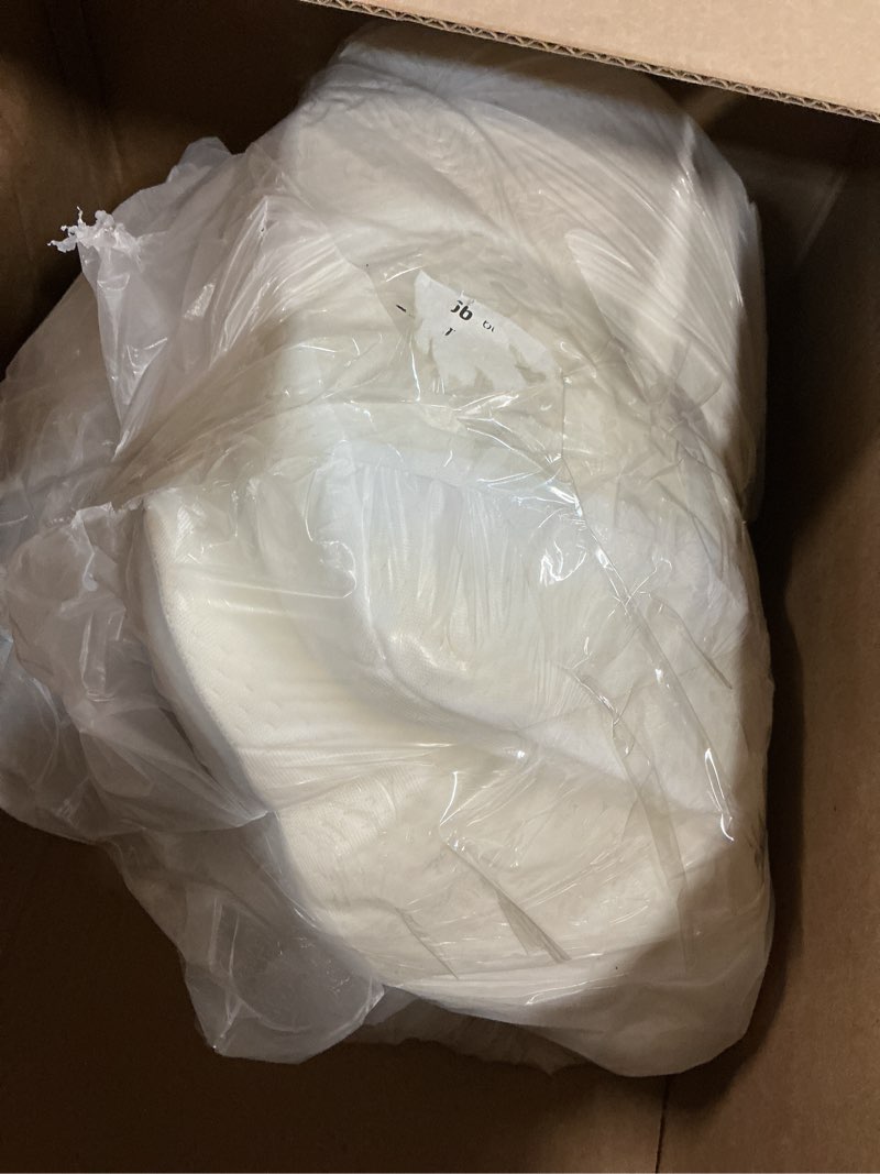 Condition photo showing As Is for cervical neck pillow for pain relief - ergonomic side sleeper pillow for neck support, cooling memory foam pillows for sleeping, contour pillow orthopedic bed pillow for back stomach sleepers