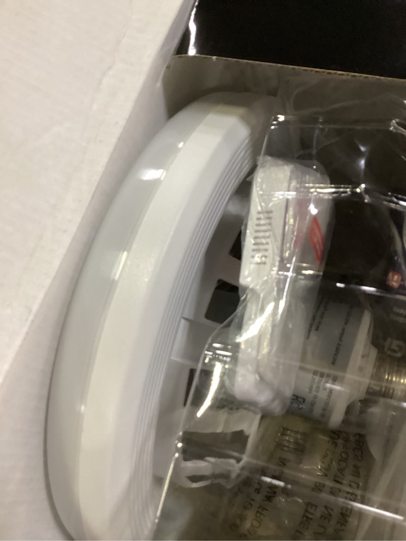 Condition photo showing Good Condition for 10.1 in. led color changing indoor white ceiling fan with remote, socket air