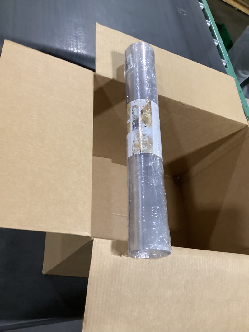 Condition photo showing New/Like New for ostepdecor clear table protector 2mm thick, 20 x 60 inch clear table cover protector, plastic table cover, desk protector mat, waterproof desk cover pad for coffee table, writing desk, dining room 20" x 60" (rectangular) crystal clear 2mm