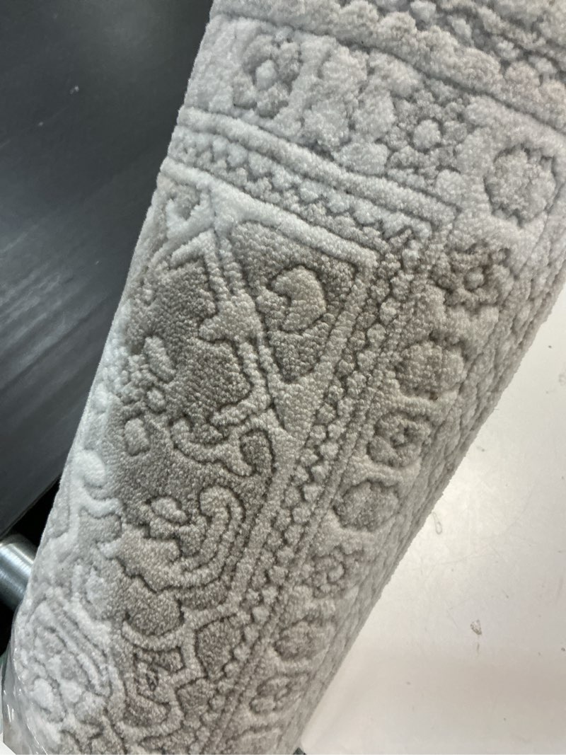 Condition photo showing Good Condition for eloide area rug  5 ft 3 in x7 ft living room: washable rug modern abstract large rug soft non slip neutral rugs stain resistant indoor carpet for bedroom kitchen dining room table nursery home office rugs(eloide area rug  5 ft 3 in x7 ft)' (rectangular