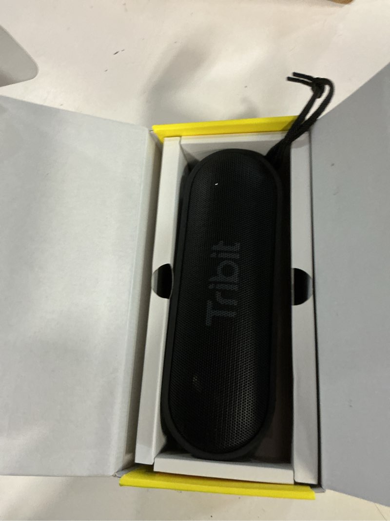 Condition photo showing Good Condition for Tribit XSound Go Bluetooth Speaker, 16W Portable Wireless Speaker with Loud Sound, 24H Playtime, IPX7 Waterproof, Custom EQ, XBass, BT5.3, TWS Pairing, Type-C, Outdoor/Home/Travel/Beach/Shower (Black)