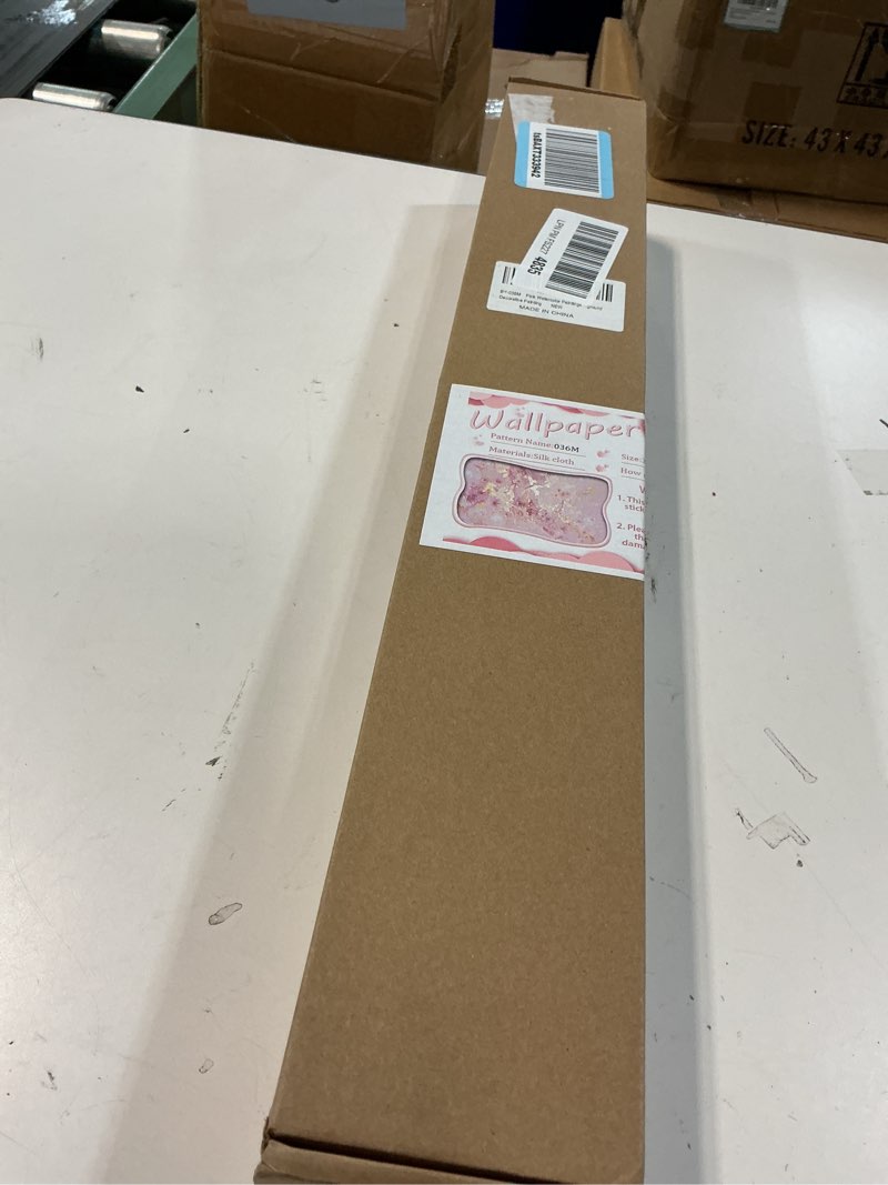 Condition photo showing New/Like New for jdayda pink marble wallpaper mural abstract gold gilt large art wall mural for bedroom livingroom(not self-adhesive) mural-0036 127" x 96"