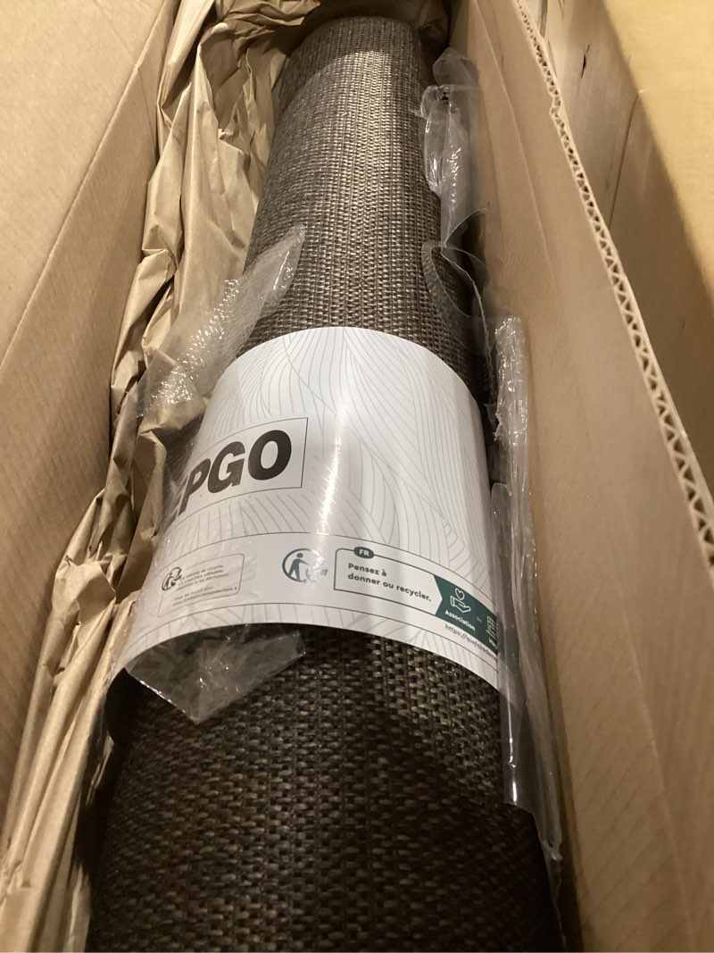 Condition photo showing Good Condition for LEKEEPGO Door Mat 24"x36", Non Slip Door Mat Indoor Entrance, Rubber Backing Front Indoor Door mat Washable Absorbent Low-Profile Entryway Entry Resist Dirt Inside Door Mats, Brown 2' x 3' (Rectangular) Coffee