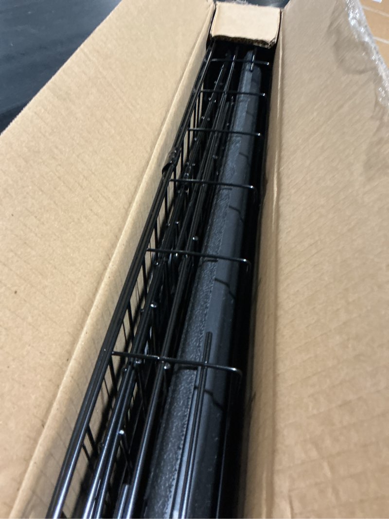 Condition photo showing Good Condition for bestpet dog crate for small dogs 24 inch folding metal wire pet cage double door w/divider panel indoor outdoor kennel leak-proof plastic tray, black