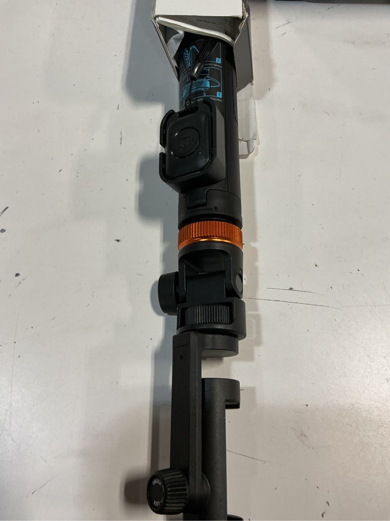 Condition photo showing Good Condition for EUCOS 62" Phone Tripod, Tripod for iPhone & Selfie Stick with Remote, Extendable Cell Phone Stand & Ultimate Phone Holder, Solidest Phone Stand Compatible with iPhone/Android Inferno Mix Carbon Black