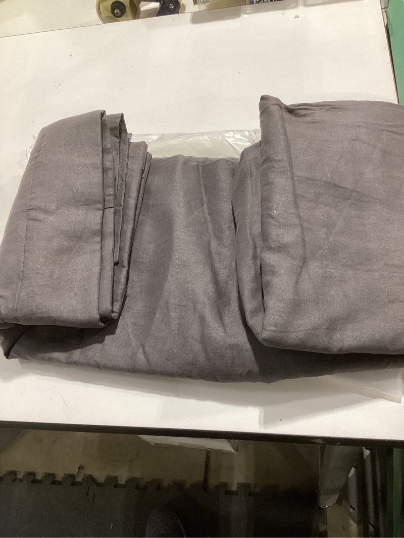 Condition photo showing Good Condition for similar to stock photo nicetown gray blackout curtains for bedroom- thermal drapes grommet room darkening light blocking curtains window treatments for living room