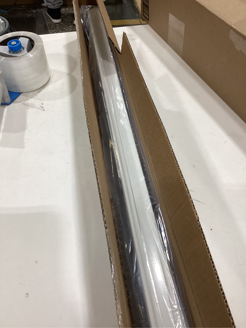 Condition photo showing Good Condition for LazBlinds Cordless Cellular Shades, No Tools No Drill Blackout Honeycomb Shades Pleated Blinds for Windows, 35'' W x 48'' H, Silver White Blackout-silver White 35'' W x 48'' H