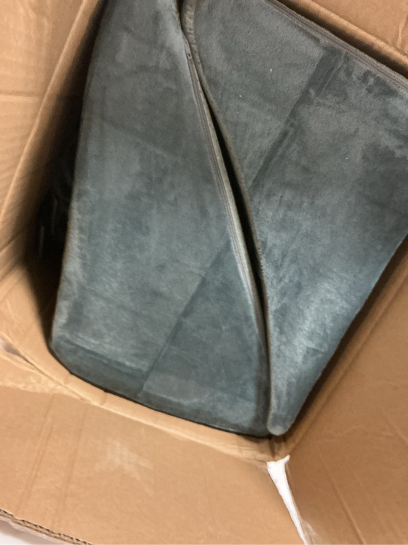 Condition photo showing Good Condition for lunix lx5 4pcs orthopedic bed wedge pillow set with washable cover, after surgery memory foam support, oeko-tex certified, comfort for sleep and recovery, with hot/cold pack & vacuum bags, stone navy