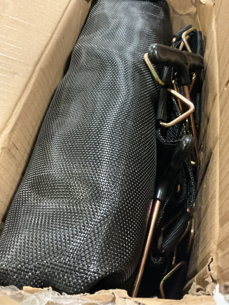 Condition photo showing As Is for trampoline mat replacement?fits 14ft frame, with72/80/84/88/96 rings for choose,fits 5.3"-8.5" springs, trampoline mat diameter 11.97ft-12.56ft?spring and frame not included fits 14ft trampoline 72 rings & (147.6" | 12.3ft) diameter mat-fits 6.5"or 7.0" springs