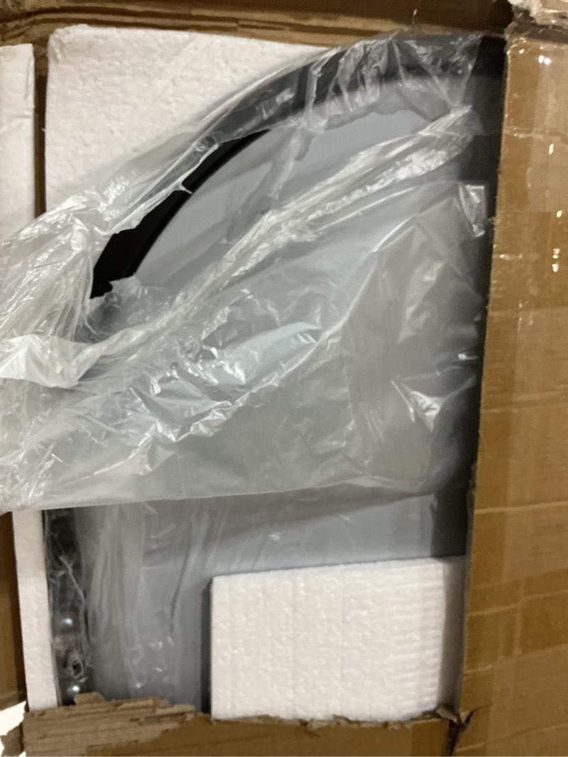 Condition photo showing New/Like New for SUNQUEEN 58"x19" Floor Mirror Full Length, Arched Full Length Mirror with Stand, Full Body Mirrors for Bedroom Living Room or Cloakroom Black Black 58"L x 19"W