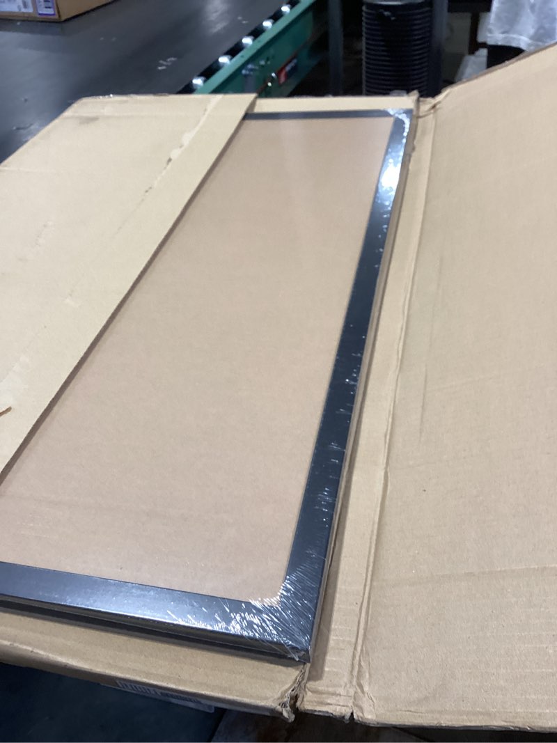 Condition photo showing Good Condition for quartet cork bulletin board, framed corkboard, 2' x 3', black frame, message board, vision board (mwdb2436-bk)