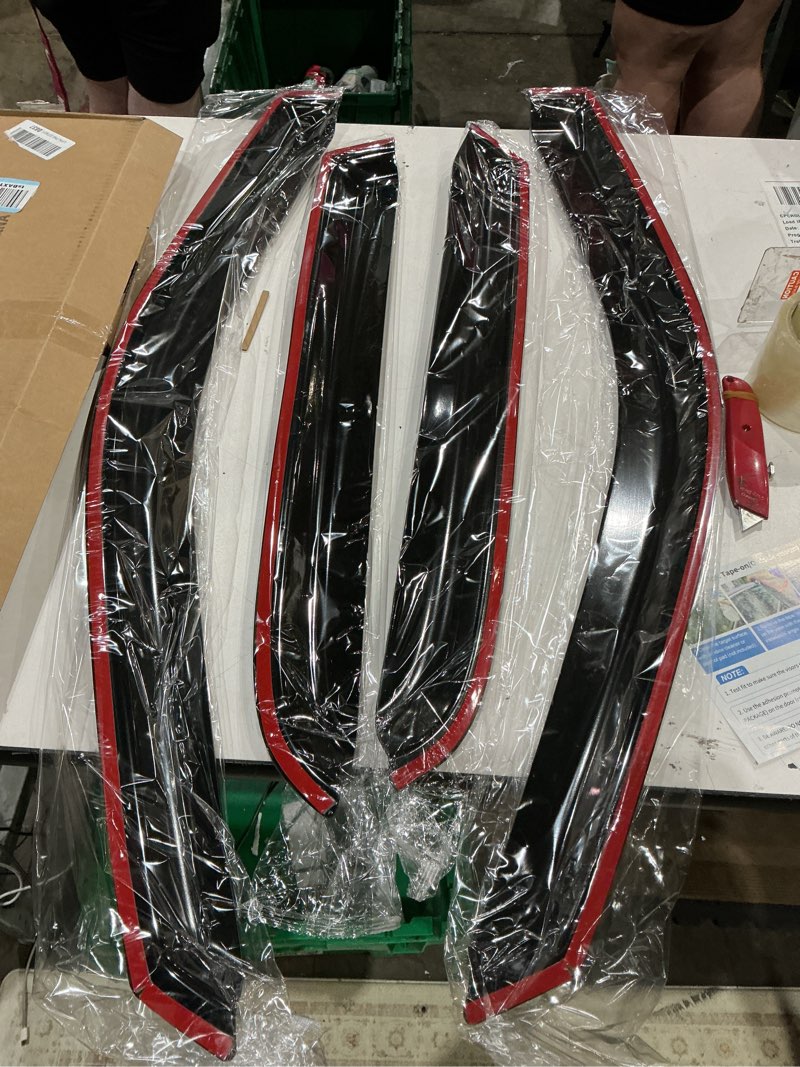 Condition photo showing Good Condition for similar to )))) durable window deflector for 1996-2002 toyota 4 runner, original tape-on window visors, widnow deflector, rain guards for cars, dark smoke, 4 pcs wv94751