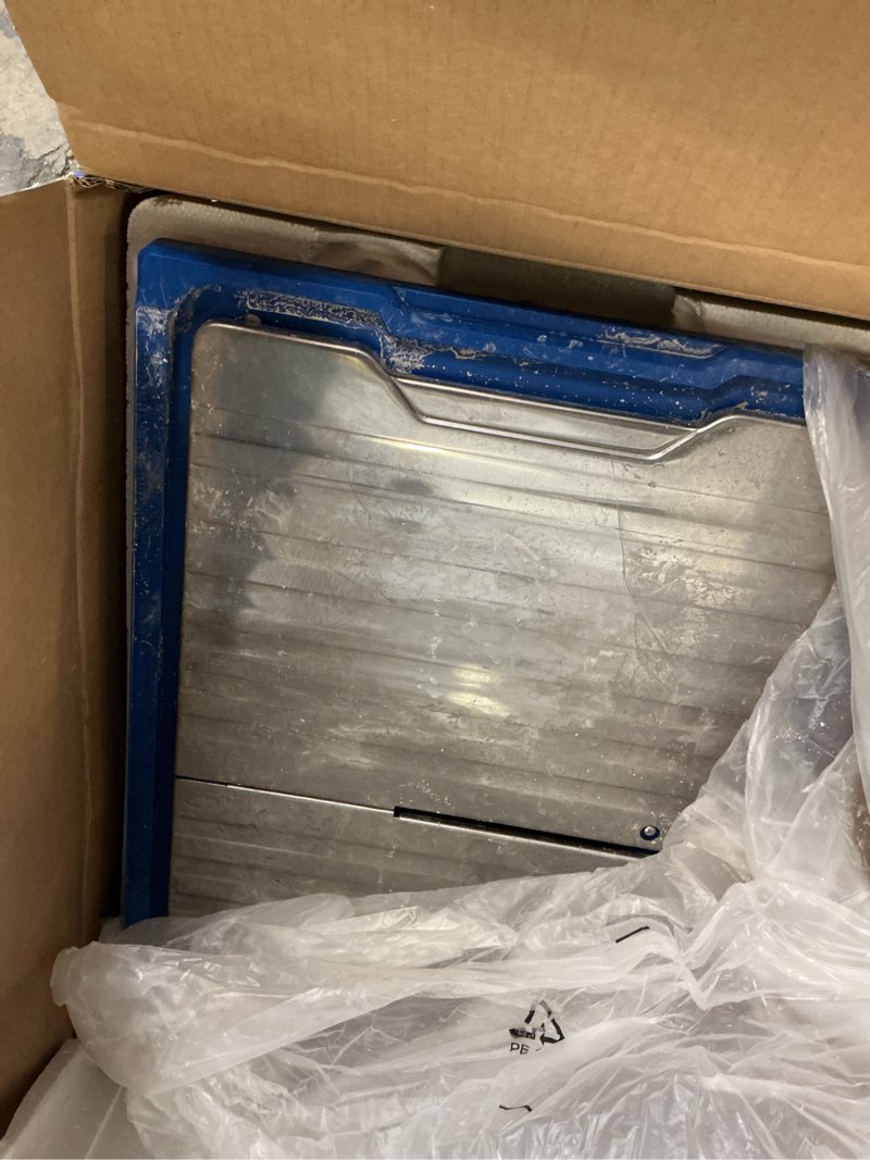 Condition photo showing As Is for kobalt 5-amp 7-in-blade corded wet tabletop tile saw kws-b7-20