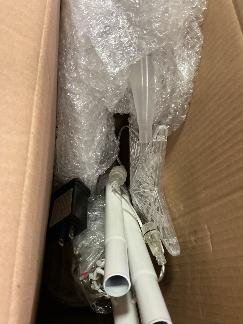 Condition photo showing Good Condition for JOIEDOMI LED Christmas Cone Tree Lights, 6FT Outdoor Lighted Tree with 8 Lighting Modes & Star Topper, Christmas Decorations for Yard Porch Patio Garden Holiday Decor, Cool White