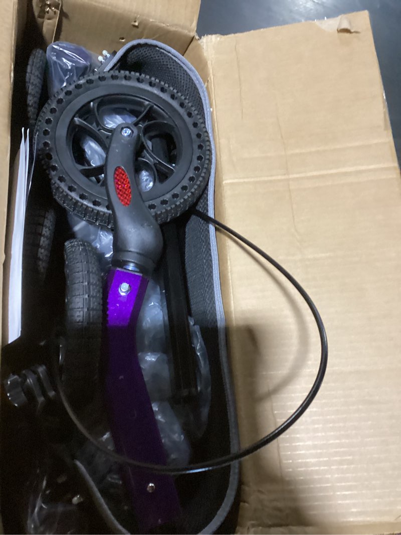 Condition photo showing Good Condition for Heavy-Duty Aluminum Rolling Walker - Foldable Rollator Walkers with Seat for Seniors, 450 lb Capacity, 8'' Wheels, 18" Big Seat, 6-Position Adjustable Height(Purple)