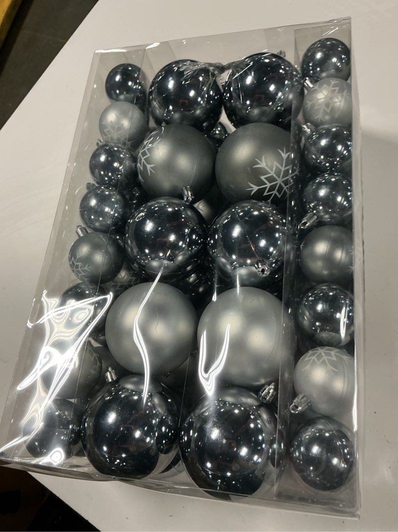 Condition photo showing Good Condition for 24ct silvery christmas ball - 1.18 inch shatterproof christmas tree decoration ornaments hanging ball for xmas tree, holiday, wedding, party silvery 1.18"-3cm
