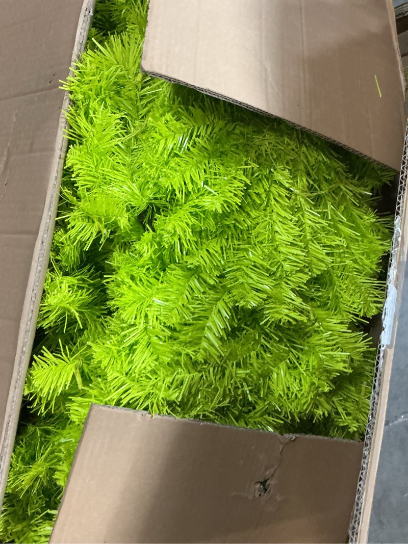 Condition photo showing Good Condition for (Similar)(Unknown size)Best Choice Products Artificial Christmas Tree, 6ft Premium Unlit Pine Design, Dense Branches Realistic Holiday Décor? w/Easy Assembly - Lime Green 6ft Lime Green