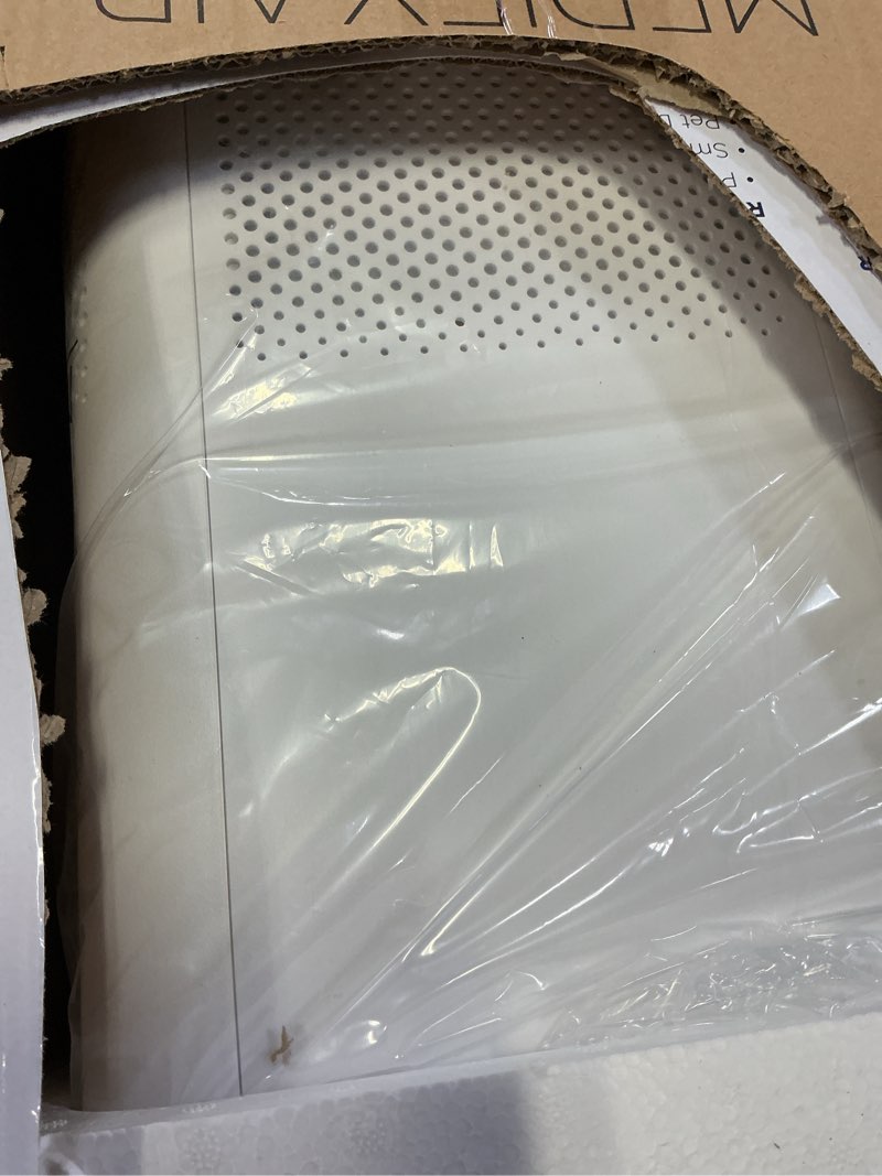 Condition photo showing New/Like New for medify ma-50 air purifier v3.0 with true hepa h13 filter | 2,640 ft² coverage in 1hr for smoke, wildfires, odors, pollen, pets | quiet 99.9% removal to 0.1 microns | white, 1-pack white large room