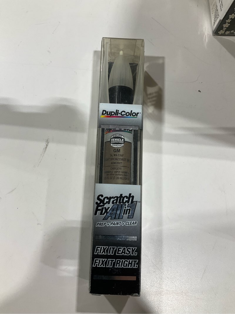 dupli-color agm0507 light bronze mist general motors exact-match scratch fix all-in-1 touch-up paint