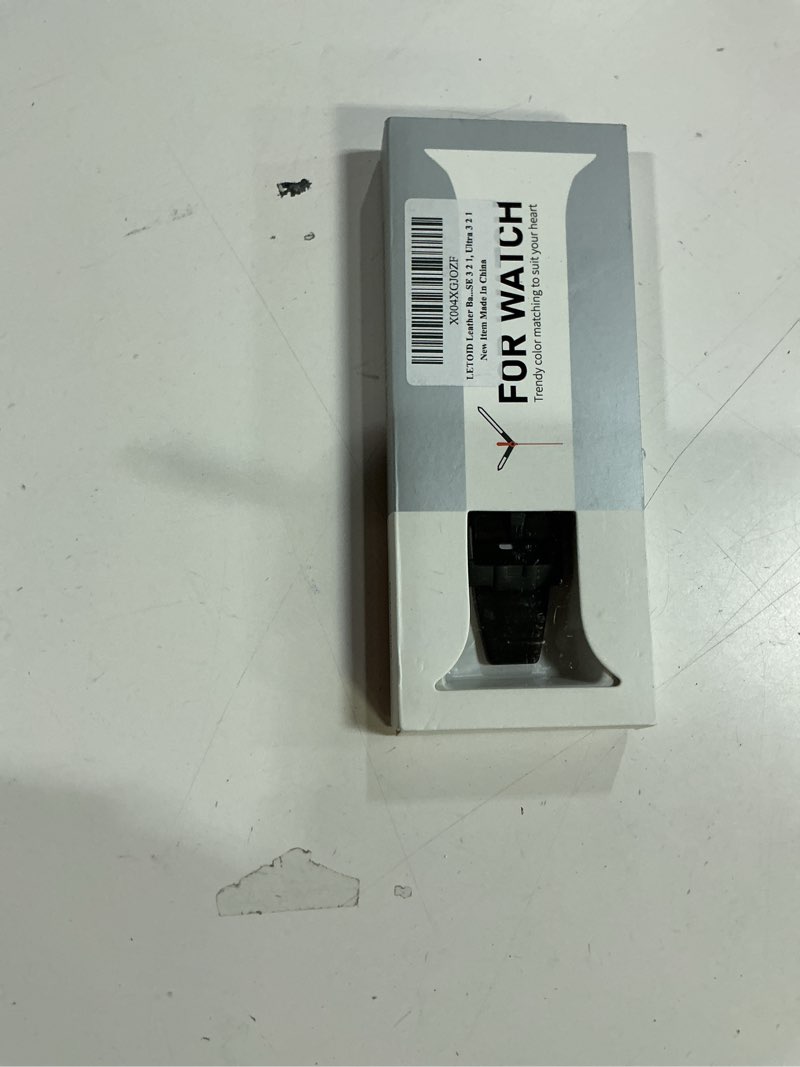 Condition photo showing New/Like New for LETOID Leather Band Compatible with Apple Watch Ultra 3 /Ultra 2 /Ultra 49mm 46mm 45mm 44mm Bands, Women Men Vintage Genuine Leather Strap for iWatch Series 11 10 9 8 7 6 5 4, SE 3 2 1, Ultra 3 2 1 Classic Retro Walnut 44mm/45mm/46mm/49mm