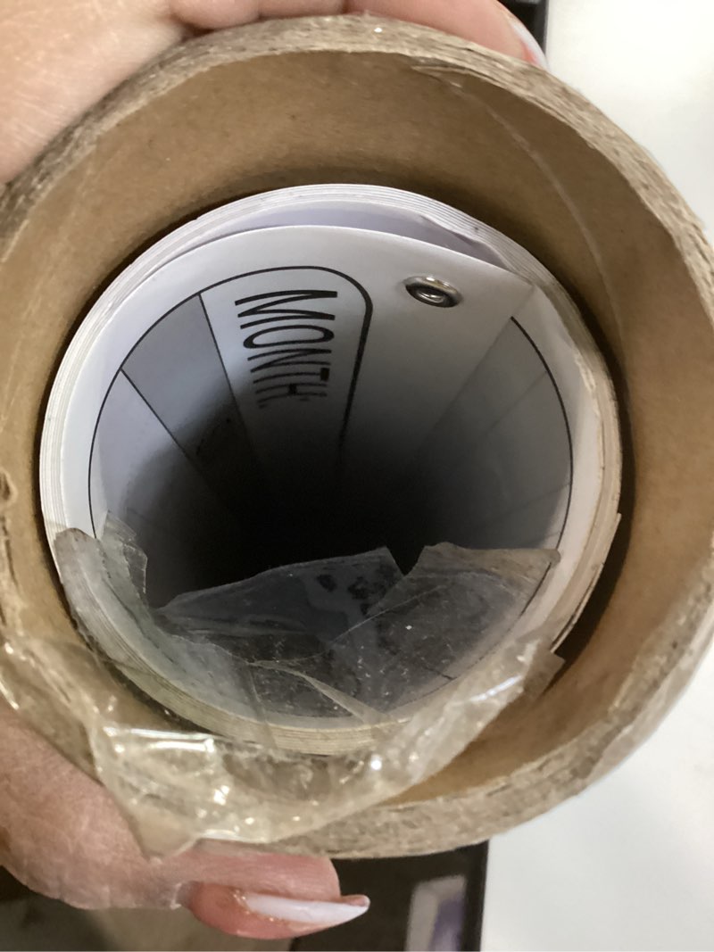 Condition photo showing Good Condition for Dry Erase Vertical Three Month Laminated jumbo Wall Calendar, 46 x 63, Huge quarterly Laminated Erasable White Board, Giant 90 day Family Whiteboard Schedule Planner, Large Multi Month Reusable