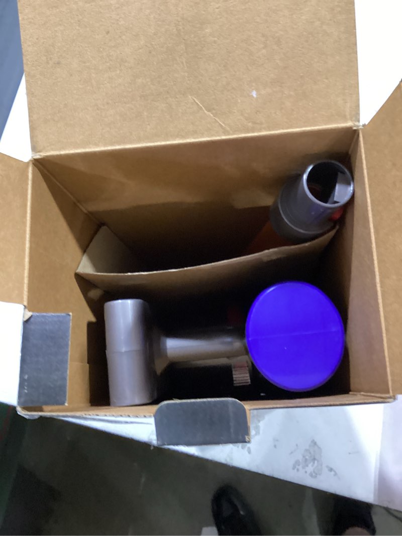 Condition photo showing As Is for casdon dyson cordless vacuum interactive & officially licensed toy dyson vacuum for children aged 3+ realistic role-play fun, purple and orange