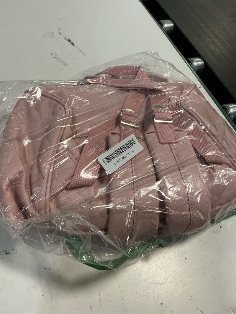 Condition photo showing New/Like New for kinmac wide open style laptop backpack travel outdoor backpack for laptop up to 15.6 inch(pink embroidery) pink embroidery?open wide?