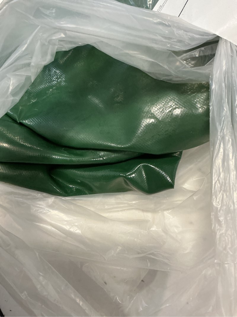 Condition photo showing Good Condition for 400 l/105.7 gallon water storage bladder, foldable portable water bladder tank, large capacity water bag container for camping, truck, rv, emergency, outdoor 400 l/105.7 gallon olive green