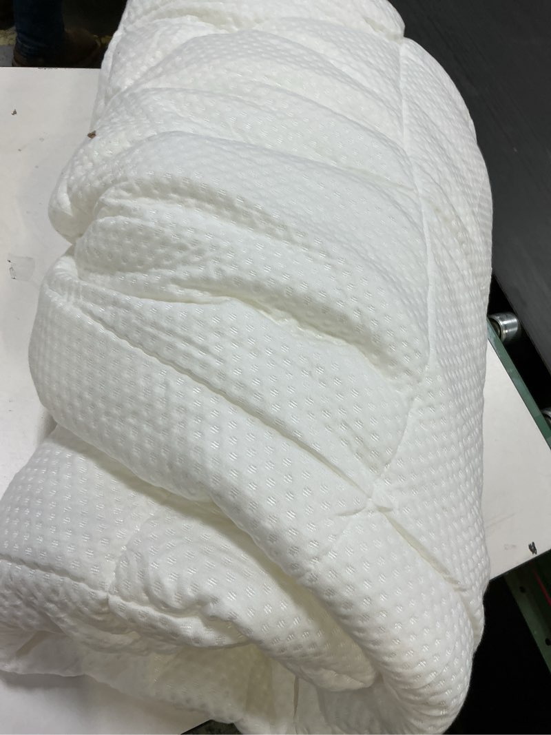 Condition photo showing Good Condition for BEDLORE Queen Mattress Topper, Extra Thick Tencel™ Blend Pillow Top Mattress Pad, Soft and Breathable Mattress Cover for Back Pain Relief, Deep Pocket Design Fits 6–18 Inches Mattresses(White) White Queen