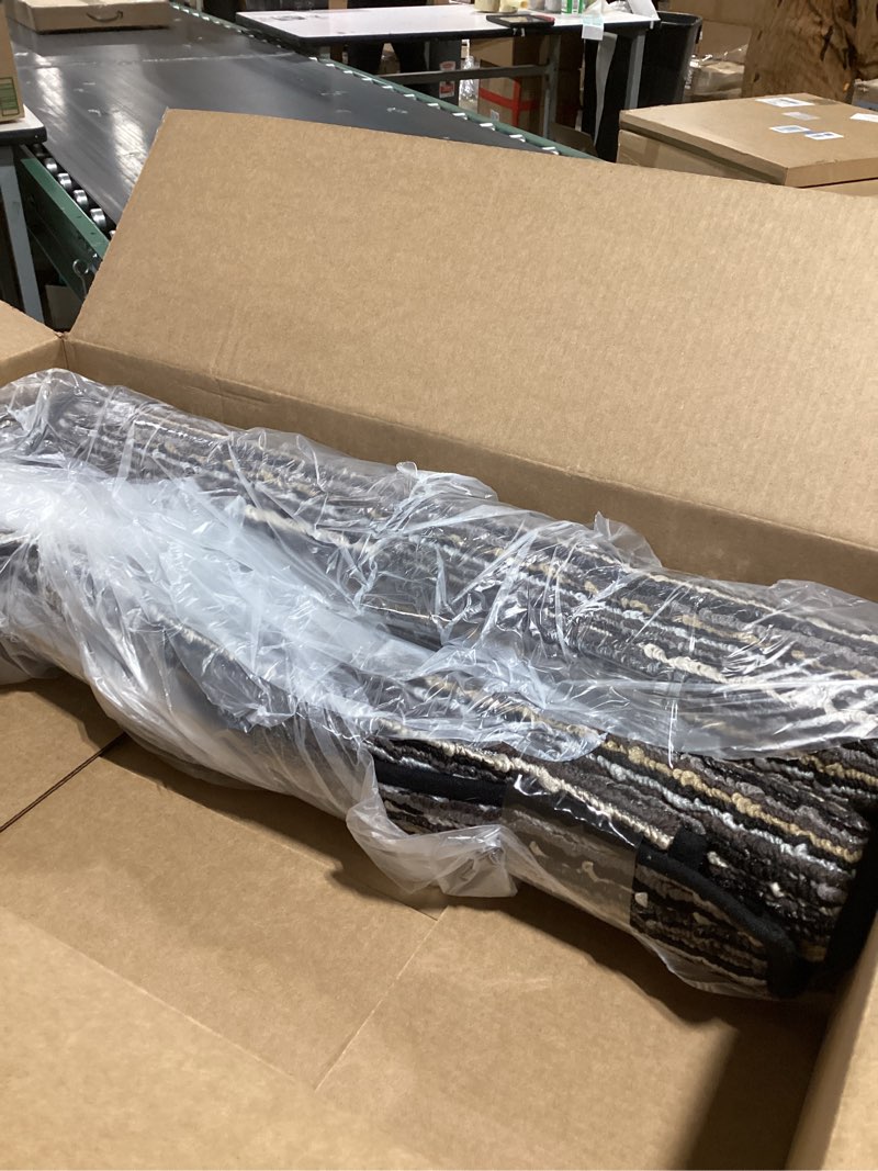 Condition photo showing Good Condition for Kitchen Rugs Sets of 2-Non Slip Kitchen Mats for Floor-Thick Stain Resistant Vintage Kitchen Floor Mat Runner Carpet for Hallways Entryway Laundry Room Washable?Black 22"x59"+20"x32"?