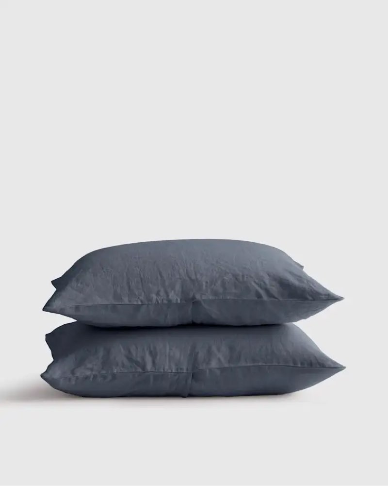 European Linen Sham Set of 1, grey 