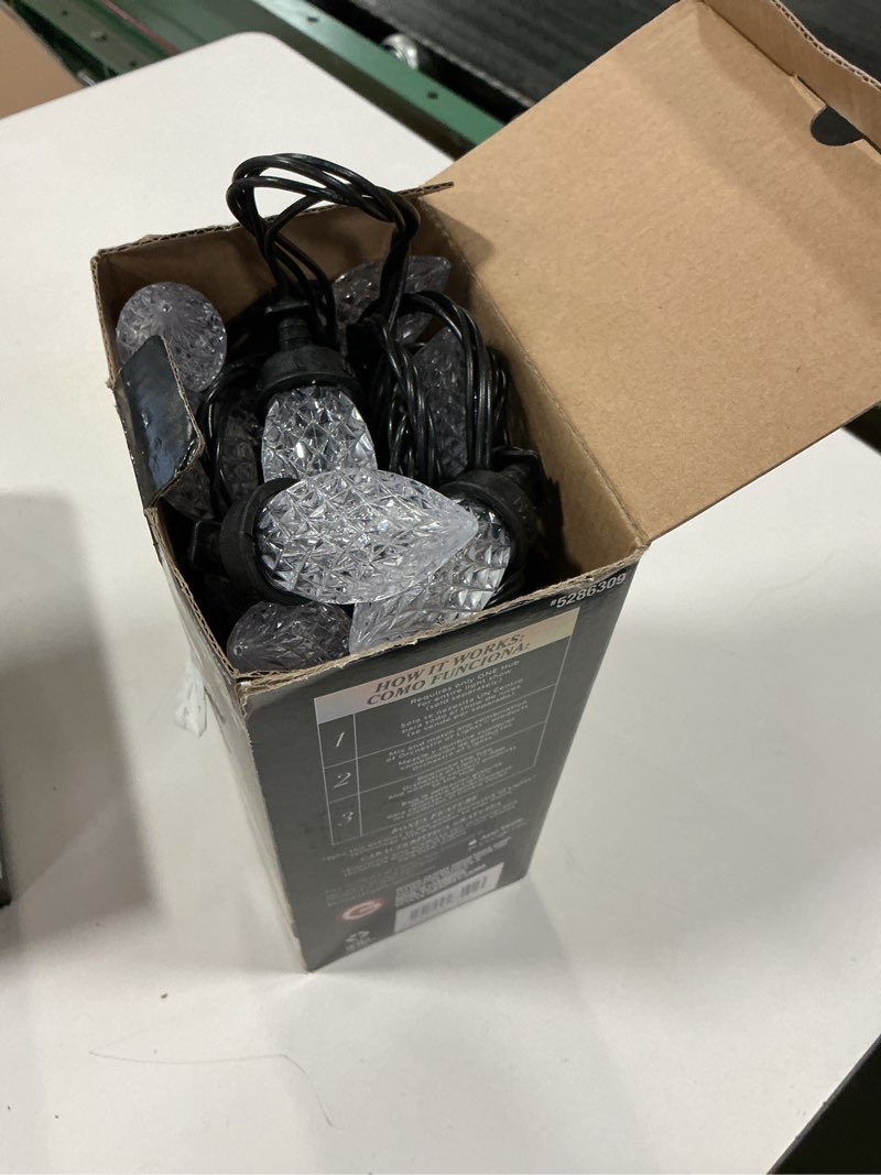 Condition photo showing As Is for Gemmy Orchestra of Lights Color Changing